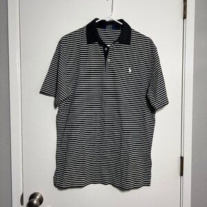 Polo Ralph Lauren Polo Golf Striped Polo Shirt Supima Cotton Men's Size Medium